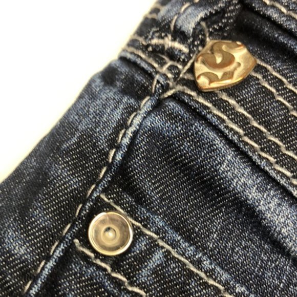 VINTAGE SILVER NOVEMBER JEGGING JEANS 26x29 ๐ - Picture 10 of 15